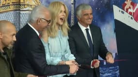Nicole Kidman inaugure les vitrines du Printemps Haussmann à Paris