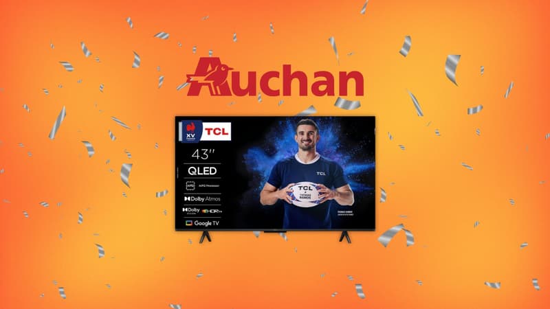 Ce téléviseur TLC Qled est à prix fou, il n'y a que Auchan pour faire ça ! 