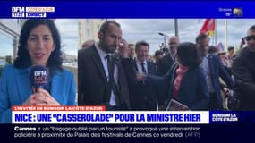 Retraites: accueillie à Nice par une "casserolade" la ministre de la Culture "impatiente" d'échanger avec les syndicats
