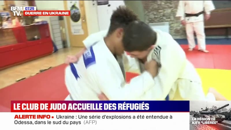 À Saint-Cyprien dans les Pyrénées-Orientales, le club de judo accueille des réfugiés ukrainiens