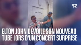 Elton John dévoile son nouveau tube avec Britney Spears dans un concert surprise à Cannes