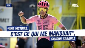 Tour de France (E17) : “Une victoire, c’est ce qui me manquait”, savour Carapaz