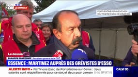 Carburant: pour Philippe Martinez, la réquisition de grévistes est "absolument scandaleuse"