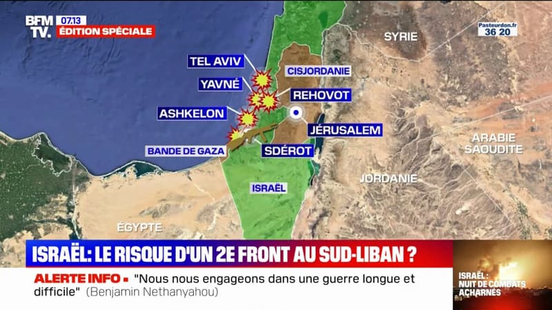 L'armée israélienne procède à des tirs au sud du Liban, en réponse à des tirs de mortiers revendiqués par le Hezbollah