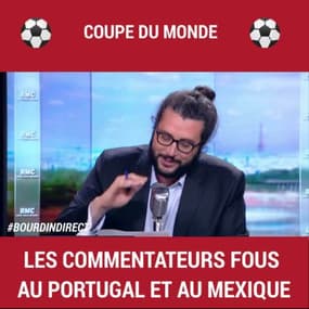 Coupe du monde: les commentateurs deviennent fous au Portugal et au Mexique