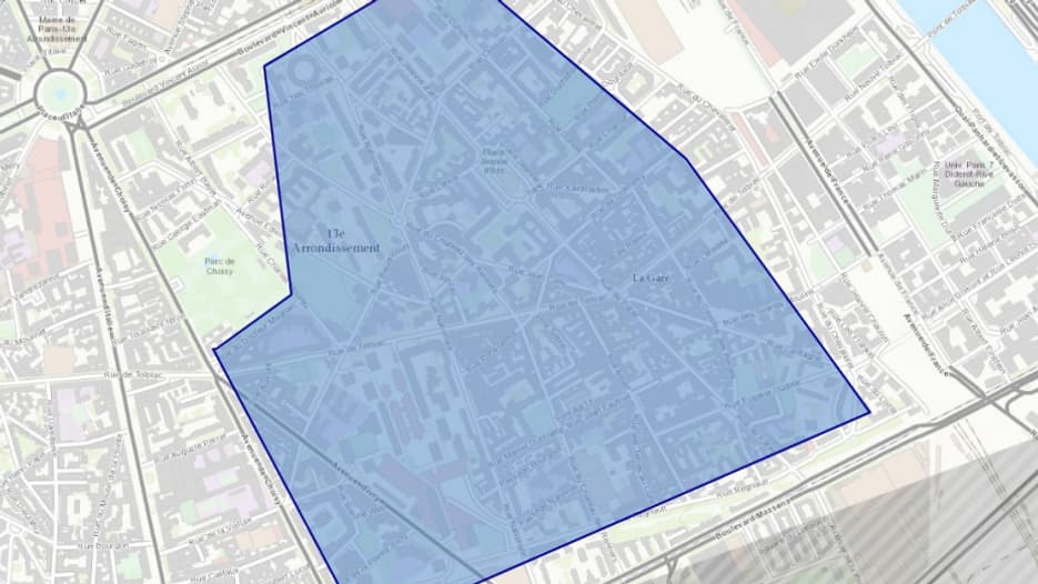 Une partie du 13e arrondissement est visée par le test ce jeudi 15 février.