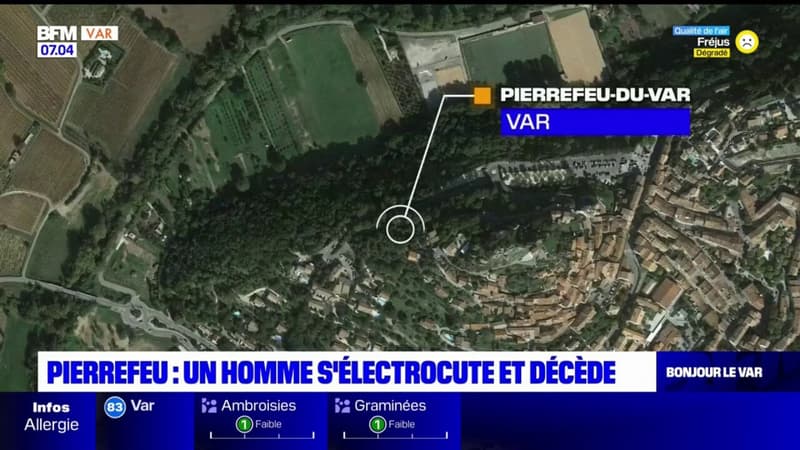 Pierrefeu-du-Var: un homme meurt en s'électrocutant à son travail