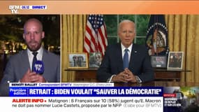 Joe Biden dit s'être retiré de la course à la Maison Blanche pour "sauver la démocratie" lors d'une allocution télévisée