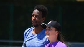 Gaël Monfils et Elena Svitolina