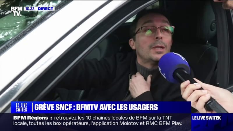Grève SNCF: ce chauffeur de taxi de Poitiers constate une baisse de 50% de voyageurs