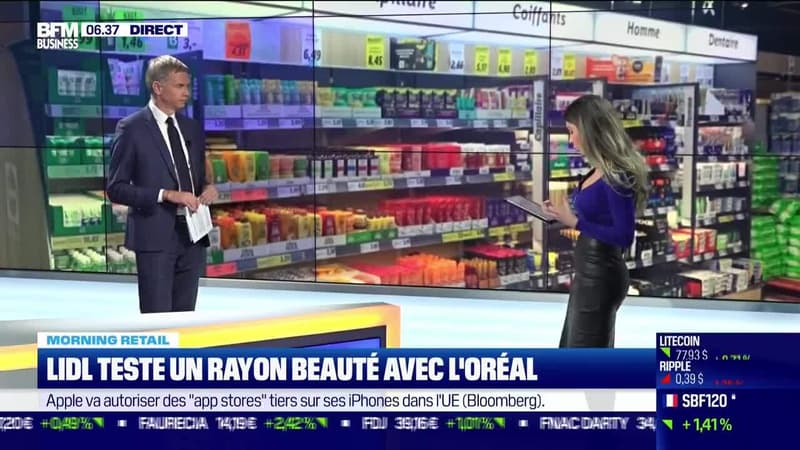 Morning Retail : Lidl teste un rayon beauté avec L'Oréal, par Noémie Wira - 14/12