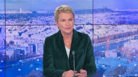 Elise Lucet évoque sur BFMTV le documentaire d'Envoyé Spécial concernant les accusations d'agressions sexuelles visant Nicolas Hulot. 26 novembre 2021