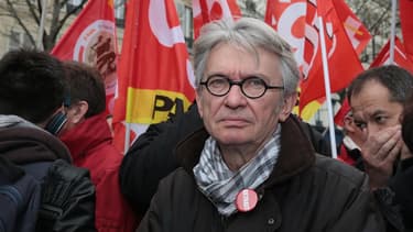 Jean-Claude Mailly, le secrétaire général de Force ouvrière depuis 2004.