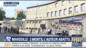 "Il y a eu deux coups de feu." Un témoin de l'attaque à la gare Saint-Charles à Marseille raconte 
