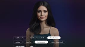 MyAnima (non testé par la fondation Mozilla) propose des chatbot payants destinés à agir comme une petite amie virtuelle sur mesure (image d'illustration).