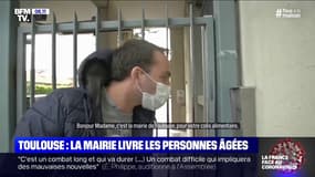 Confinement: la mairie de Toulouse distribue des provisions aux personnes âgées