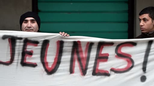 Les habitants de Strasbourg protestent contre l'endoctrinement jihadiste, samedi 08 février 2014.