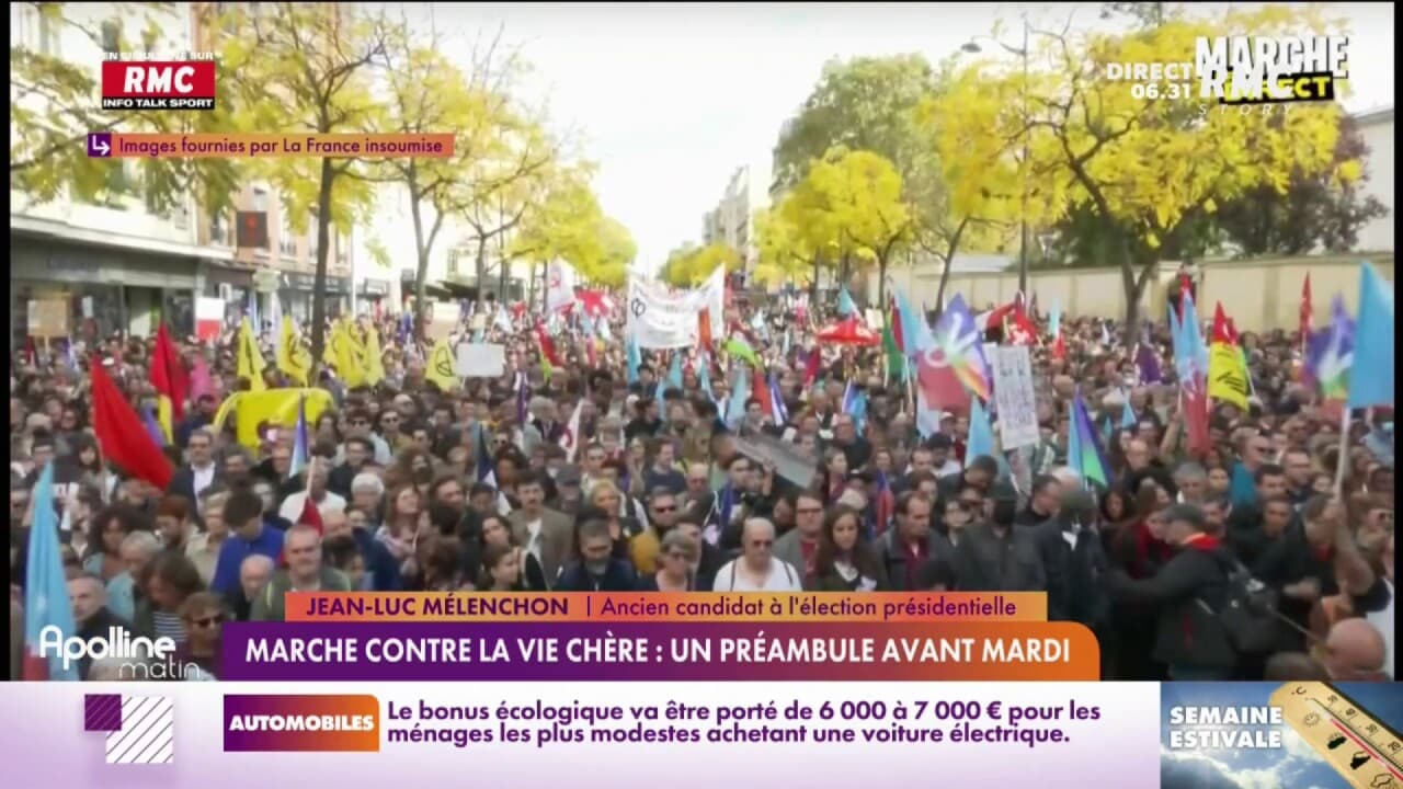 Marche contre la vie chère: un préambule avant mardi