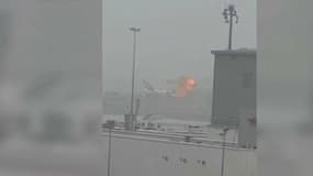 Capture d'écran de la vidéo de l'accident qui s'est produit à Dubaï mercredi 3 août.