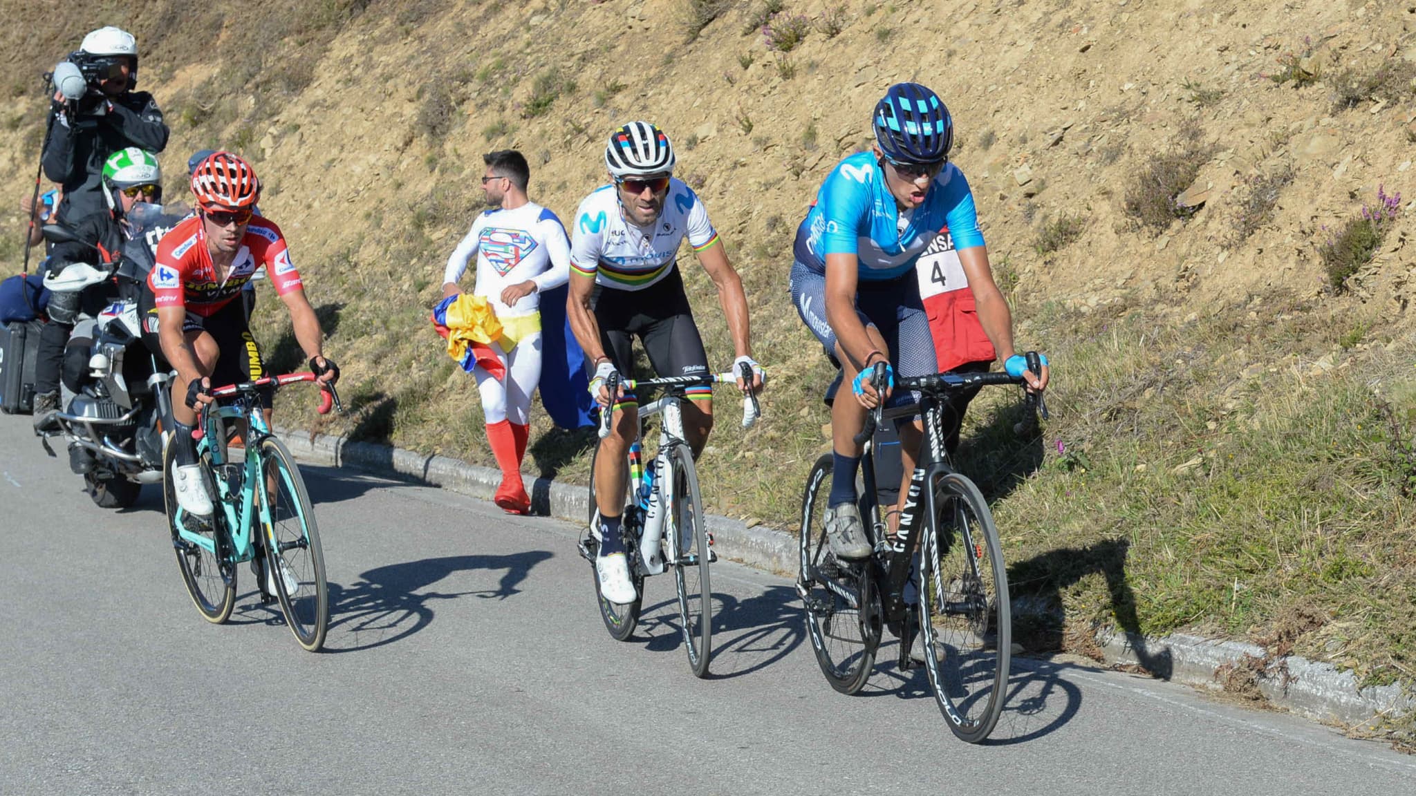 Primoz Roglic sur le Tour d'Espagne 2019