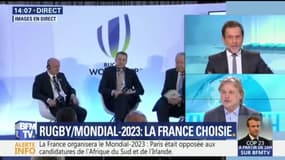Rugby : "Une demi-surprise" d'obtenir la Coupe du monde 2023, réaction de Denis Charvet