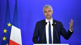 Le président des Républicains Laurent Wauquiez, le 18 avril 2018 à Paris