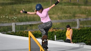 Lucie Schoonheere en juin 2024 à Budapest