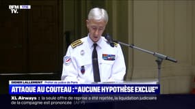 Attaque au couteau à Paris: le préfet de police annonce n'exclure "aucune hypothèse à ce stade" - 04/10