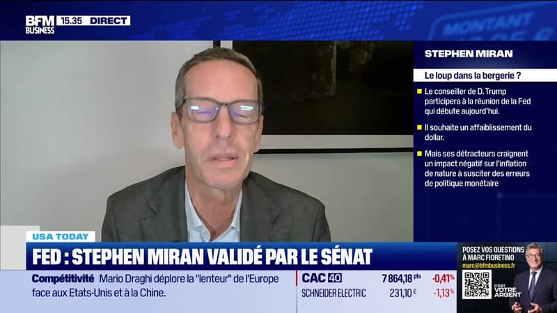 USA Today : Stephen Miran arrive à la FED, le loup dans la bergerie ? par John Plassard - 16/09