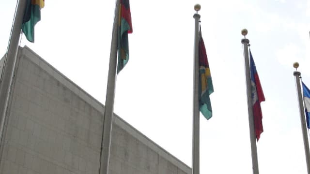 Le siège de l'ONU, à New York.