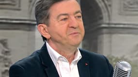 Jean-Luc Mélenchon sur le plateau de BFMTV-RMC, le 15 octobre 2014.