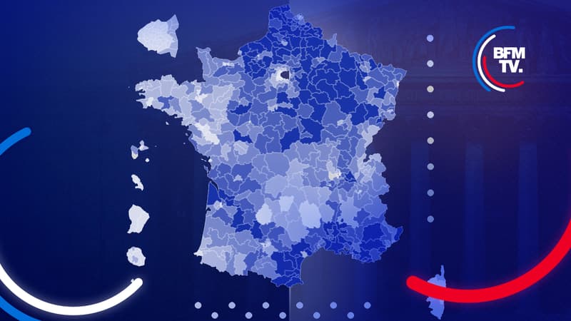 CARTE. Résultats élections législatives 2022: la France du vote RN au premier tour