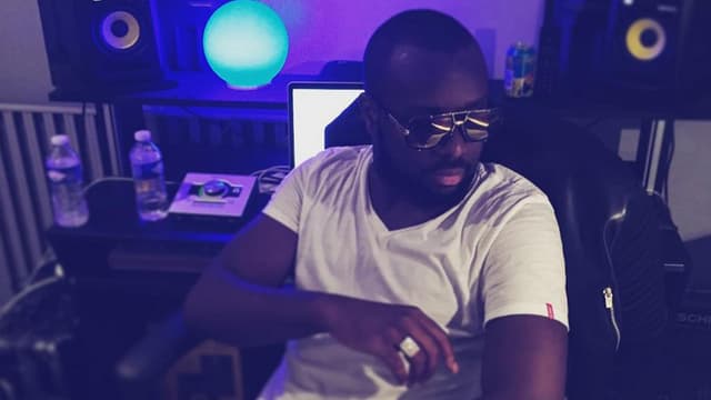Maitre Gims en studio