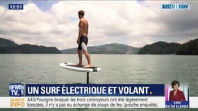 Cette planche électrique et volante vous fera apprécier les joies du surf... même sur un lac