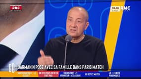 Darmanin pose avec sa famille dans Paris Match
