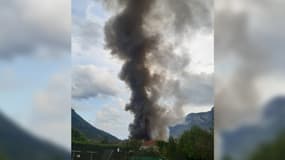La blanchisserie de L'Argentière-la-Bessée a été détruite dans un incendie le 6 juin 2024. 