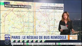 #ParisScan: le réseau de bus remodelé, il n'avait quasiment pas changé depuis les années 50