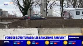 Lyon: les sanctions arrivent sur les voies réservéesau covoiturage 