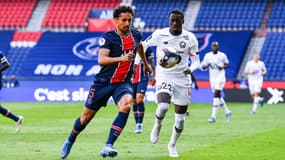 Marquinhos face à Lille, le 3 avril 2021.