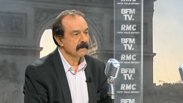 Philippe Martinez était l'invité de BFMTV et RMC.