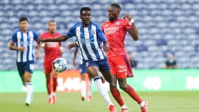 Zaidu devant Karl Toko Ekambi, à Porto le 31 juillet 2021