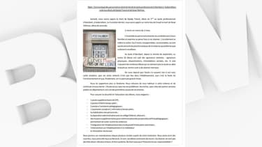 Le communiqué des personnels du lycée de Seine-Saint-Denis