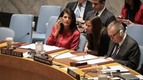 Nikki Haley, à l'ONU. 