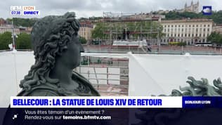 Bellecour: la statue de Louis XIV de retour à Lyon