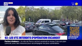 Seine-Saint-Denis: malgré l'interdiction de l'opération escargot, les VTC se mobilisent à la porte d'Aubervilliers