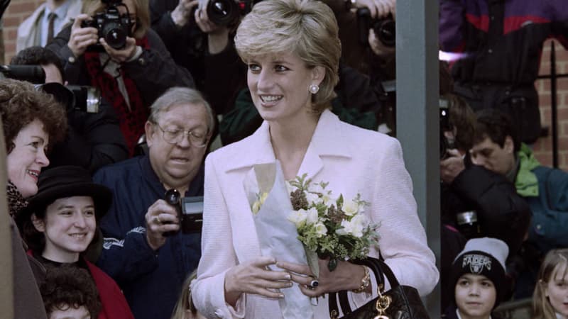 Lady Di à Londres en 1996 