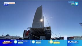 CMA CGM : le plus grand cargo à voile en escale à Marseille