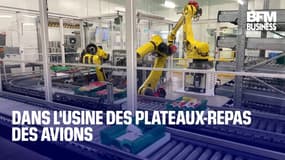 Dans l'usine des plateaux-repas des avions 