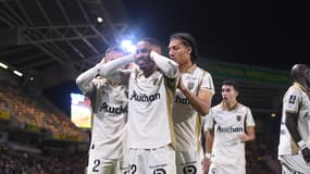 La célébration de Wesley Saïd avec Lens face à Nantes, le 6 décembre 2025