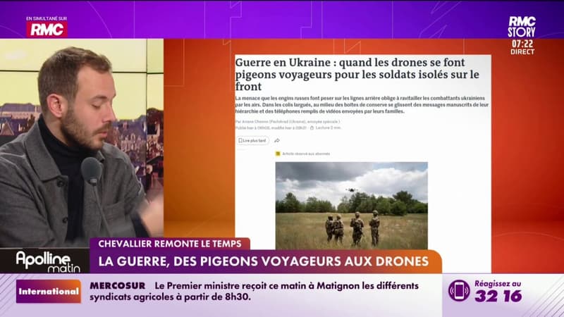 La guerre, des pigeons voyageurs aux drones
